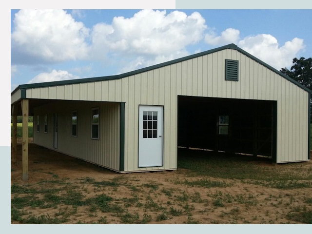 Строительство конюшен в Людиново