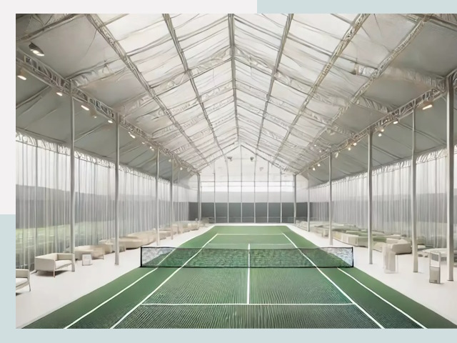 Строительство теннисных кортов в Людиново