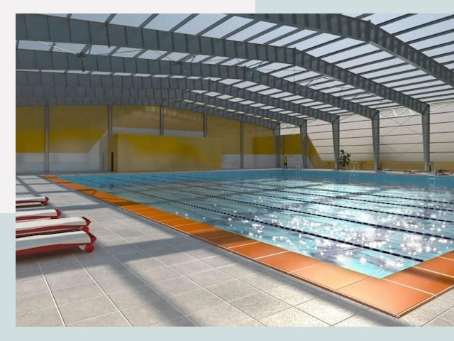 Строительство крытых бассейнов в Людиново