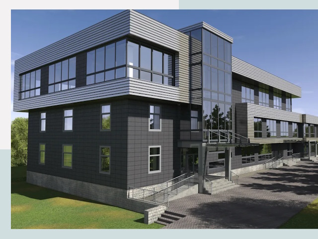 Административные здания в Людиново