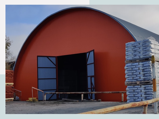 Полукруглые ангары по цене от 611 руб. в Людиново