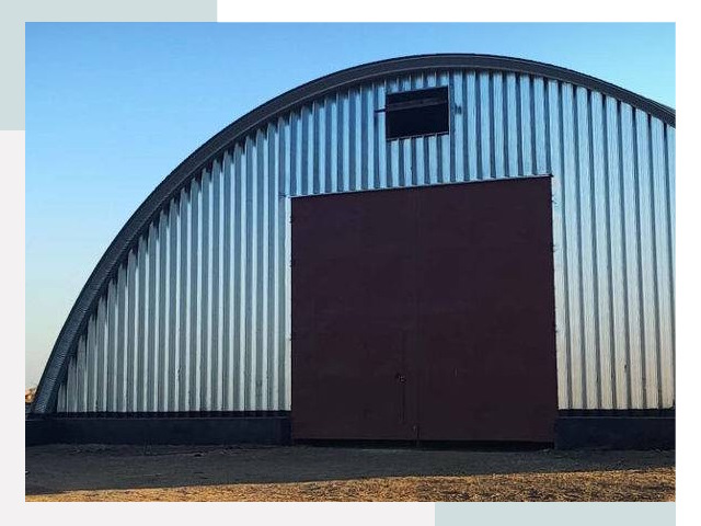 Бескаркасные ангары в Людиново