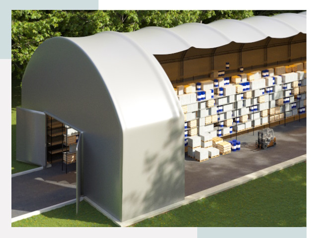 Тентовые ангары в Людиново