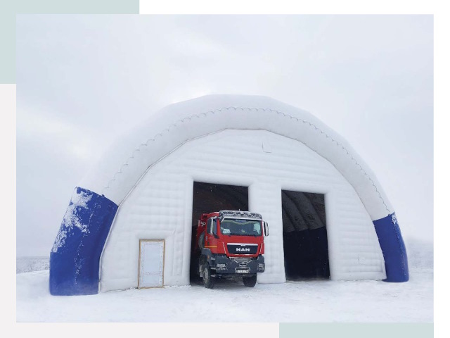 Мобильные ангары в Людиново