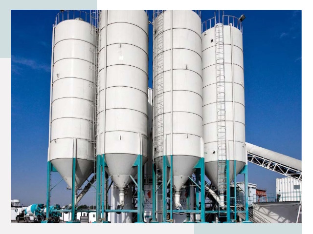 Строительство цементных силосов в Людиново
