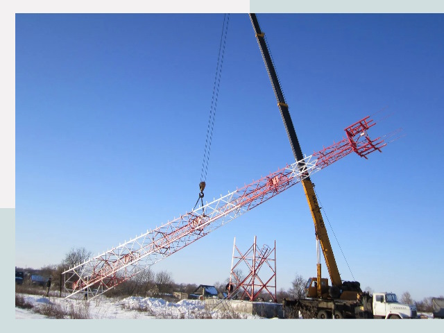 Строительство башен связи в Людиново от 611 руб.