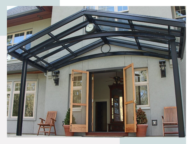 Козырьки металлические в Людиново