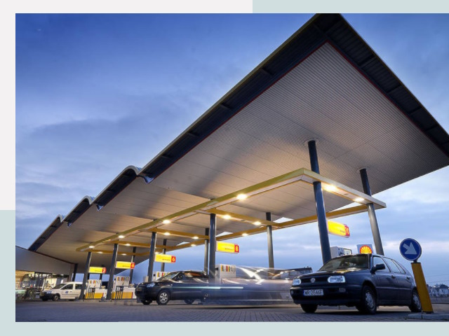 Навесы для АЗС в Людиново от 611 руб. - Защита и комфорт
