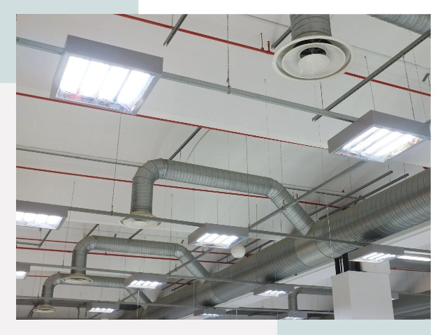 Вентиляция ангаров в Людиново