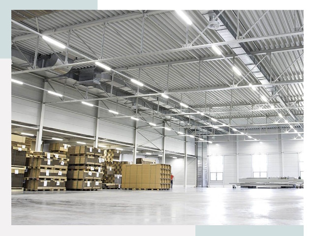 Освещение ангаров в Людиново