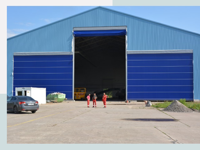 Ангарные ворота в Людиново от СтальСтрой-Люд по цене 611 руб.