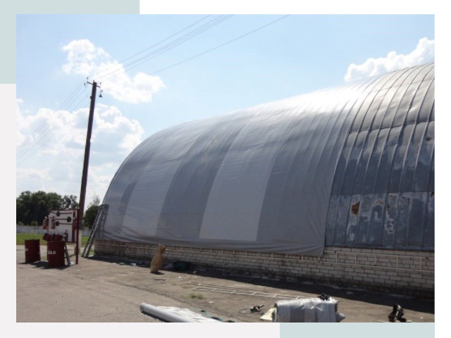 Ремонт ангаров в Людиново