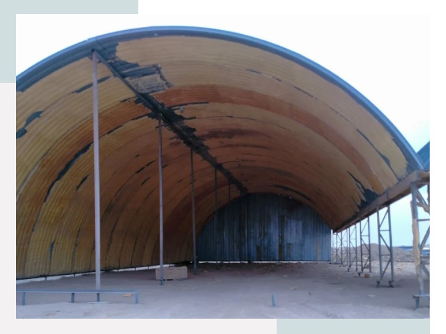 Реконструкция ангаров в Людиново