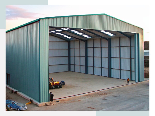 Строительство ангаров в Людиново