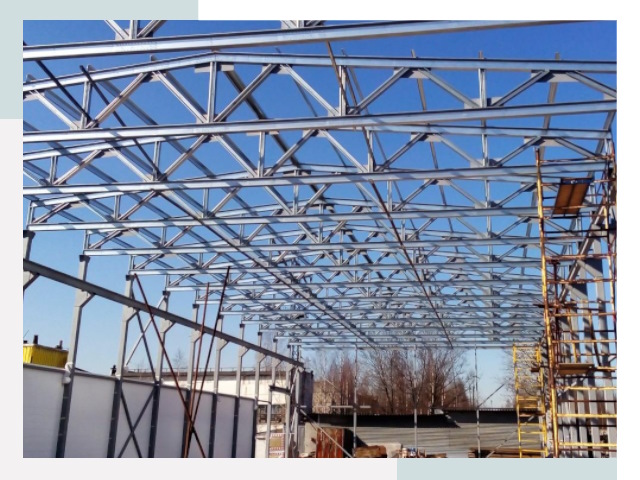 Металлокаркасы для складов в Людиново